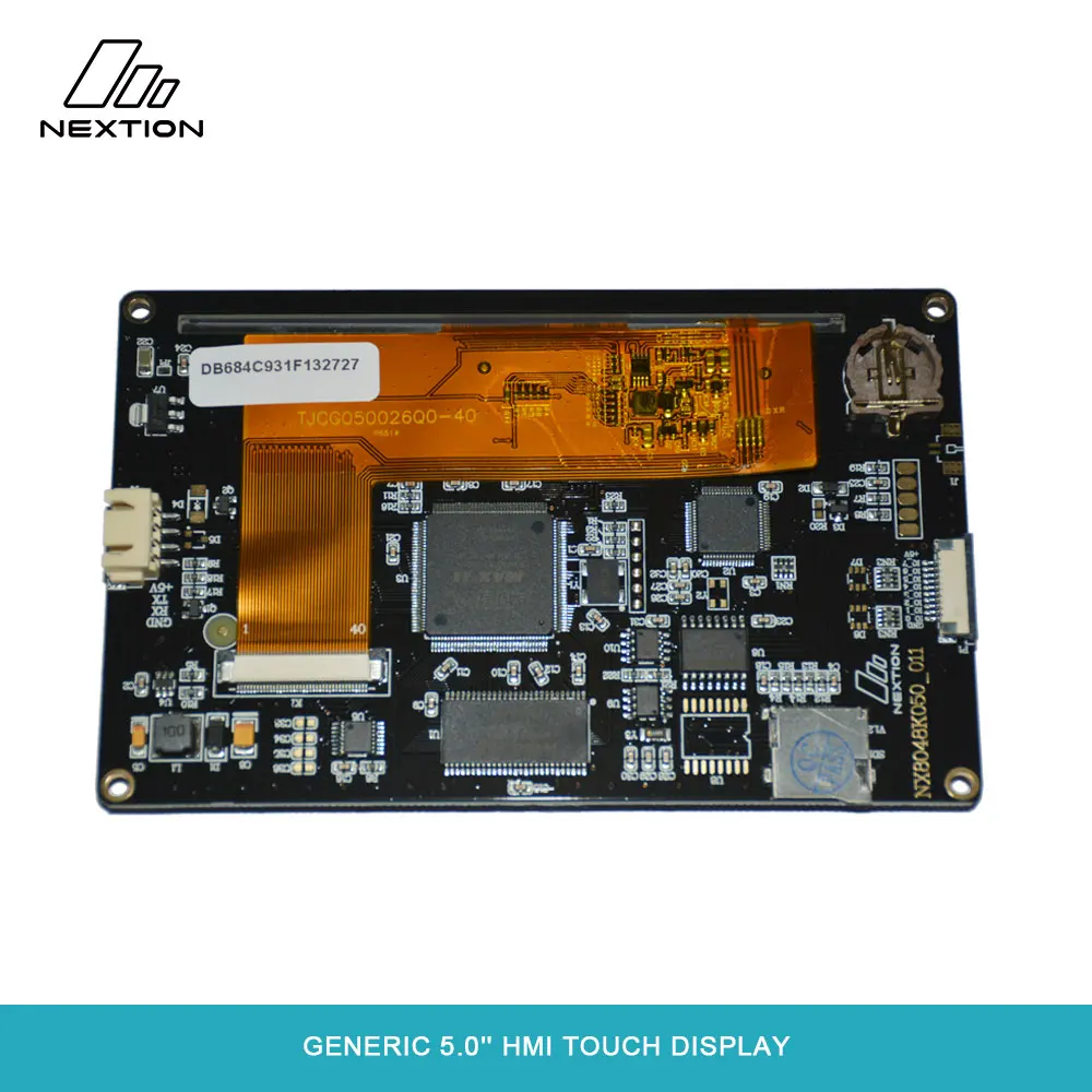 Nextion Enhanced NX8048K050-5,0 ''HMI lcd сенсорный дисплей модуль экран Встроенный RTC/Большая емкость вспышки/более быстрые часы с микроконтроллером