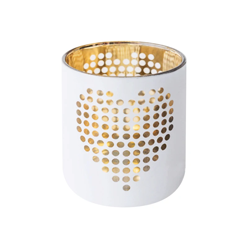 Simple Candlestick Cup Dining Table Bedroom Nordic White Candle Holder Model House Candlelight Dinner Home Party Decoration | Дом и сад