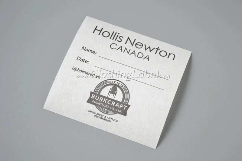 Заказная печатная этикетка Нетканая ткань очень хорошее качество принимаем