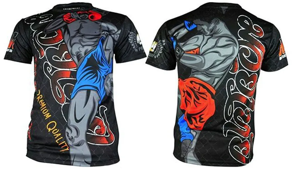 Короткий рукав сублимированный Arkwork MMA Rashguard Bjj Boxeo Джерси muay одежда тайская jiu jitsu