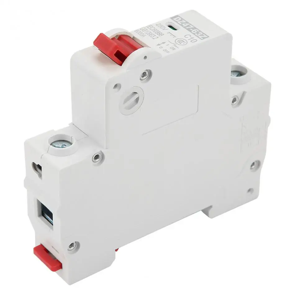 DZ47-63Z-1P 10A DC миниатюрный выключатель утечки воздуха переключатель инструмент профессиональный