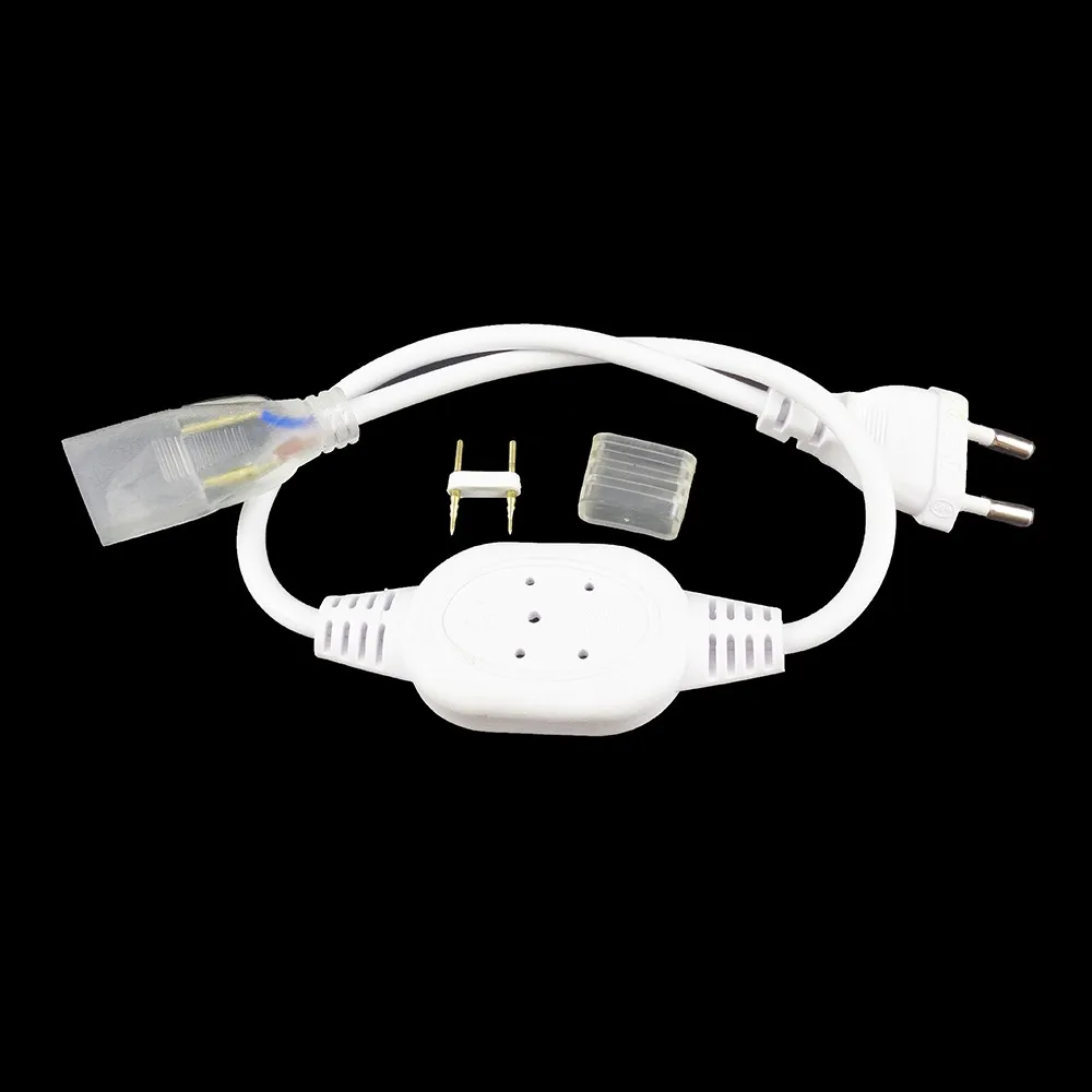 Супер сильный светильник, двухрядный светодиодный светильник 180 s/m SMD 2835, светодиодный светильник IP67, водонепроницаемый, 220 В, 1 м, 2 м, 3 м, 5 м, 10 м, Диодная лента IL
