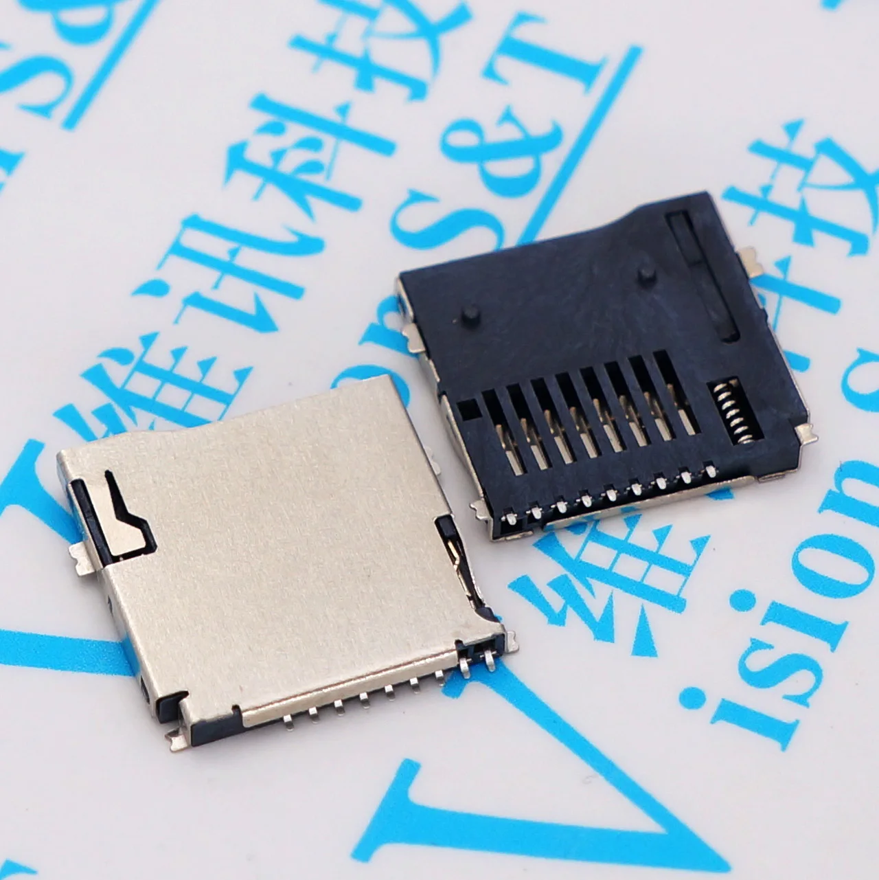 10 шт./лот обычный держатель карт Micro SD T Flash TF внешний патч от сиденья карты