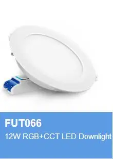 FUT066 Downlight MILIGHT AC100-240 V, 6 Вт, 9 Вт, 12 Вт, 15 Вт, 18 Вт, 25 Вт RGB+ CCT светодиодный светильник водонепроницаемый светодиодный потолочный прожектор FUT061 062 063 064 065 066 068 069 - Испускаемый цвет: FUT066 Downlight