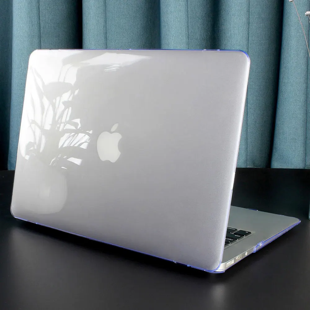Crystal clear Crystal Clear чехол для Macbook Air Pro retina 11 12 13 15 дюймов Touch Bar сумка-чехол для ноутбука для macbook Air 13 A1932 A1989 - Цвет: Crystal clear