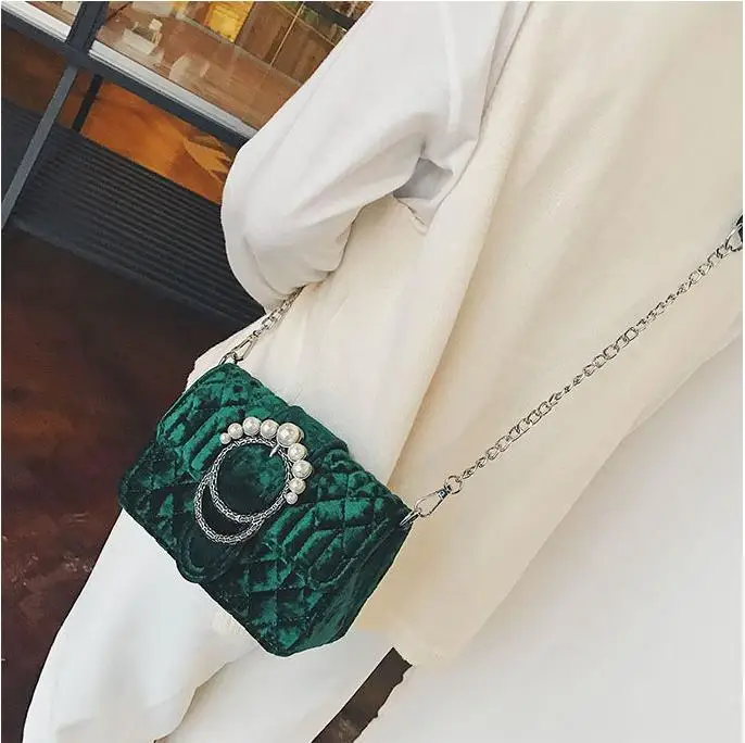 2017 Элитный бренд из искусственной кожи Для женщин сумка цепи Сумки через плечо