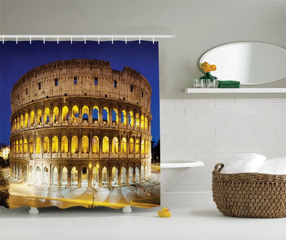 Душевая занавеска в комплекте Hostoric Imperial Roman architecture European Culture Symbol аксессуары для