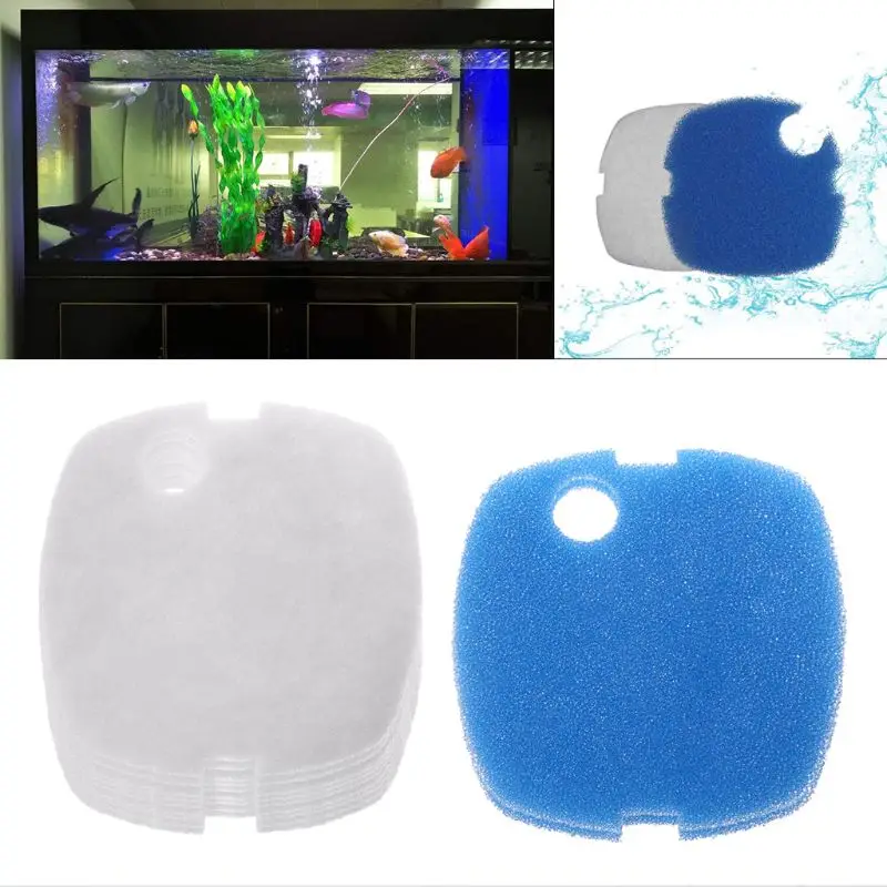 filtro para aquário de caixa de branco almofadas