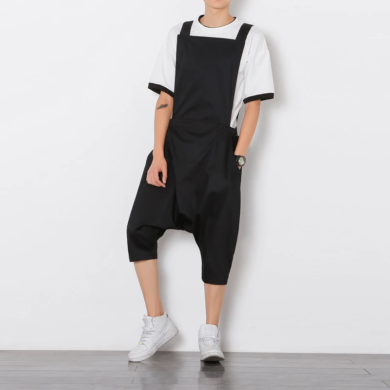 

2018 men's original summer straps conjoined leisure garments across the stylist and pants