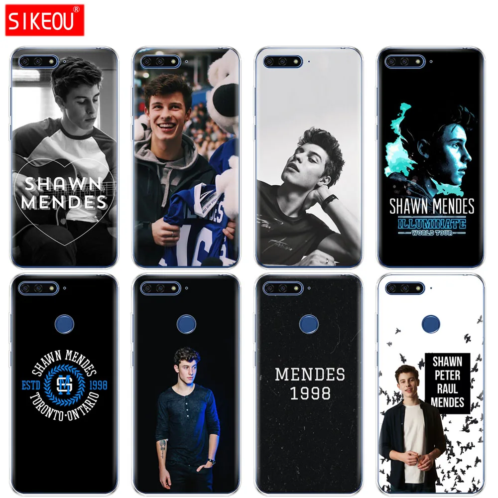 Силиконовый чехол для телефона Huawei Honor 7A PRO 7C Y5 Y6 Y7 Y9 2017 2018 Prime Shawn Mendes Magcon