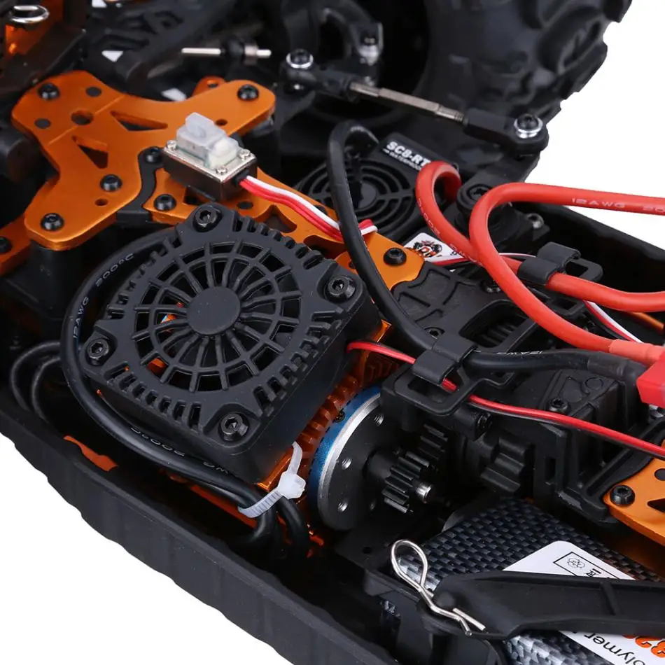 DHK 8382 1:8 2,4 GHz 120A 4WD бесщеточный монстр грузовик Дистанционное управление автомобиль электрический RC четырехколесный привод 85 км/ч Радиоуправляемый автомобиль