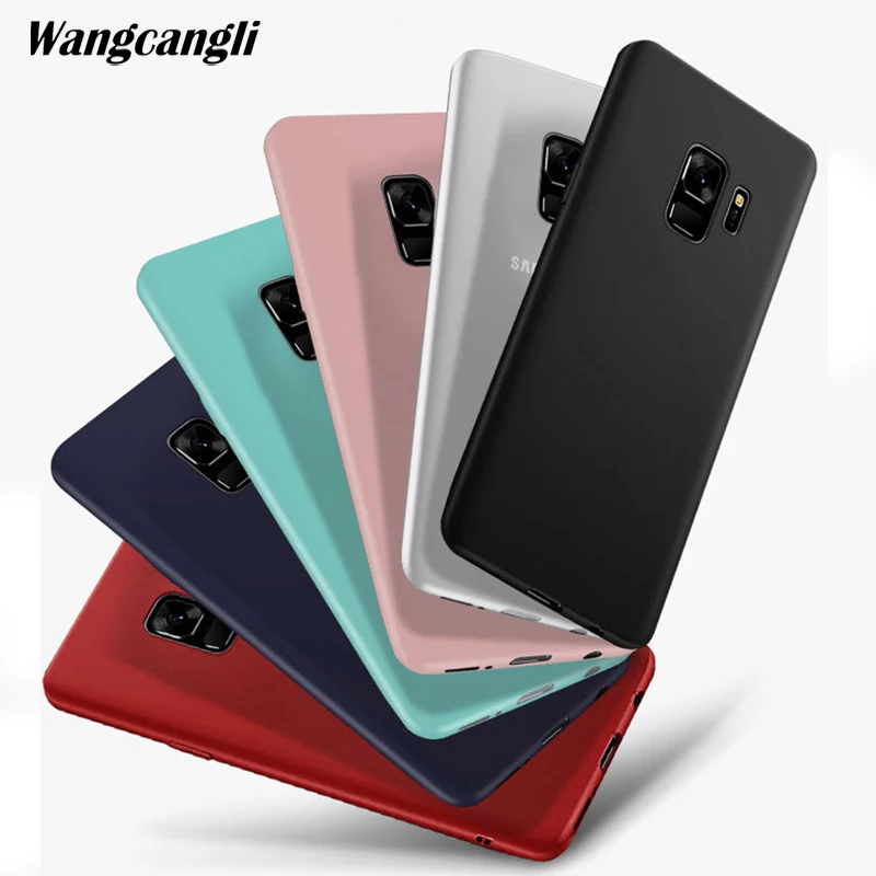 Wangcangli брендовая простая и цветной чехол для телефона samsung Galaxy S9 Полный ручной