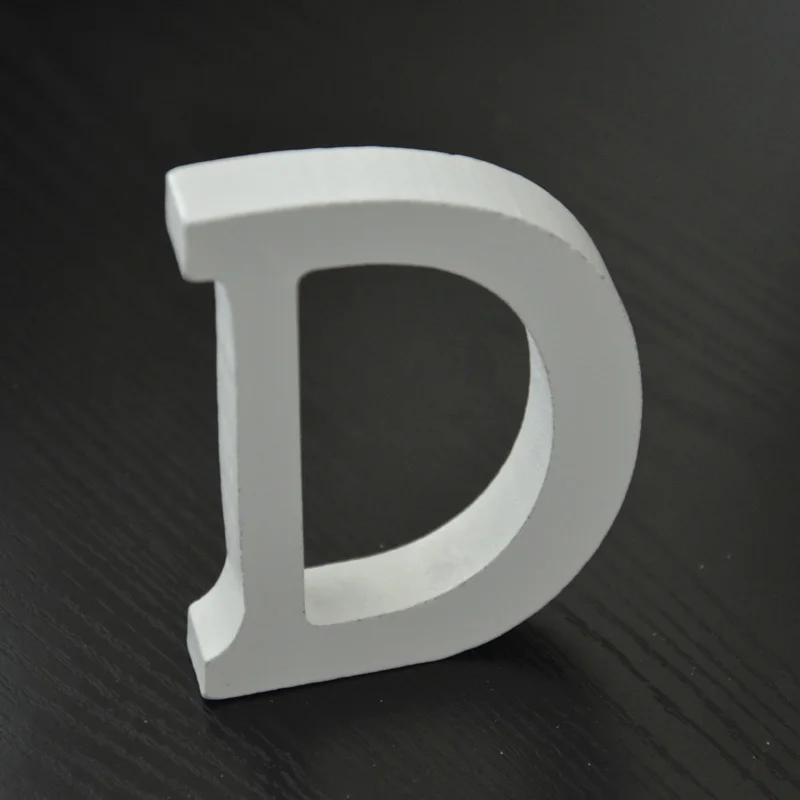 D формы букв декоративные аксессуары вуд крафт бесплатная стоя свадьба часть