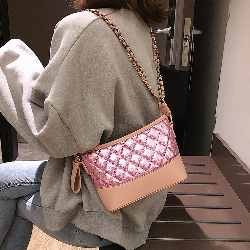 Женская сумка тоут в клетку из искусственной кожи квадратные сумочки с