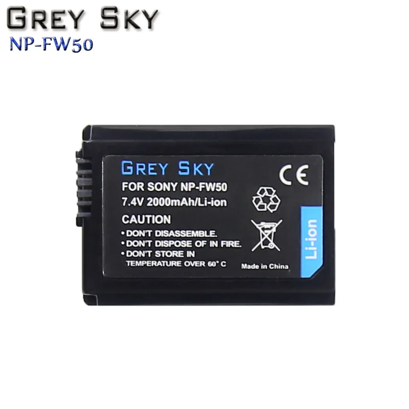 1 battery NP-FW50 ЖК-дисплей USB двойное зарядное устройство+ 4x NP FW50 батареи для sony NEX-5 NEX-7 SLT-A55 A33 A55 A37 A3000 A5000 A5100 A6000 A6300 A7000 - Цвет: 1 battery