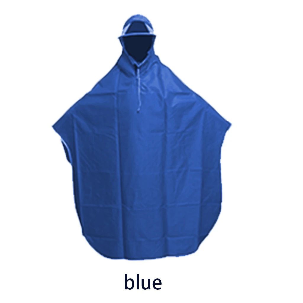 blue Дождевик для велоспорта, велосипеда, мужчин и женщин, дождевик, пончо с капюшоном, ветронепроницаемый дождевик, чехол для скутера, дождевик - Цвет: blue