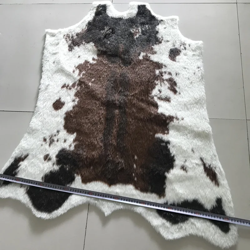 Напольный ковер из искусственной воловьей и тигровой кожи, мягкий коврик из искусственного меха для спальни, плюшевый ковер из искусственного меха, прикроватные коврики