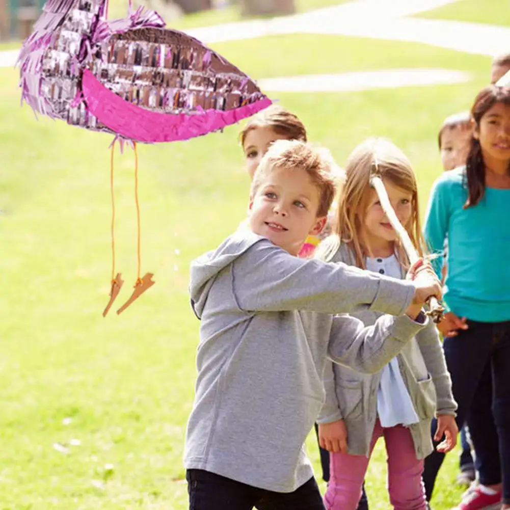1 шт. Фламинго пината дети день рождения игрушки фольга реквизит Дети День