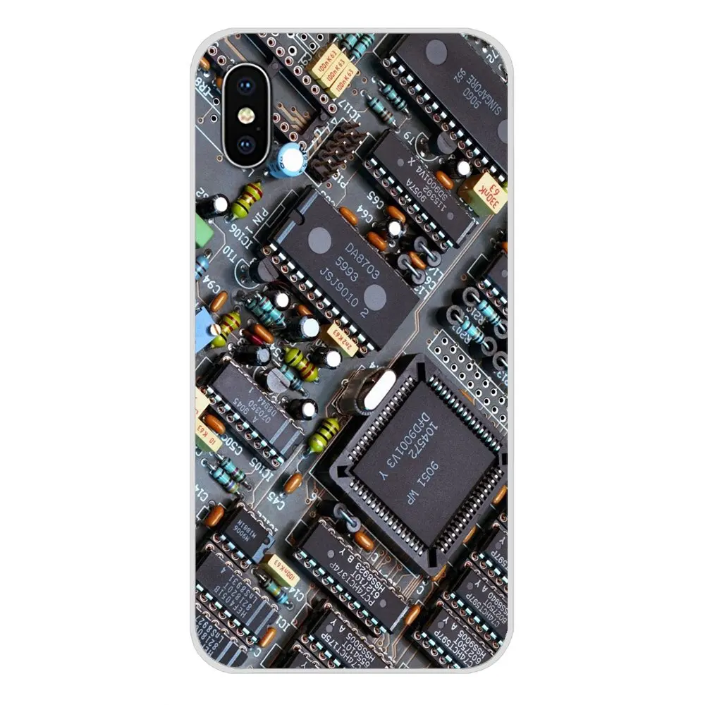 Чехол для мобильного телефона компьютерная материнская плата Xiaomi Mi6 A1 5X 6X Redmi Note 5