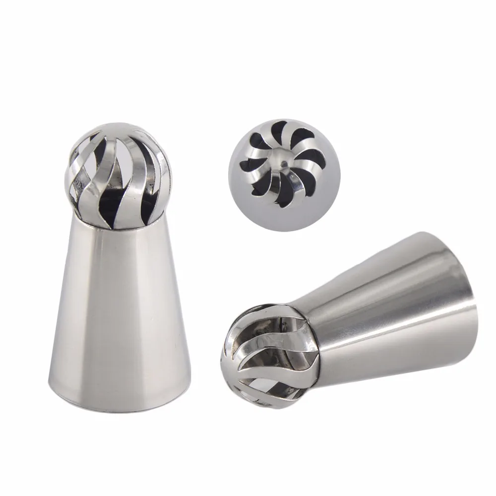 Насадка для кондитерских изделий сферическая насадка из нержавеющей стали |