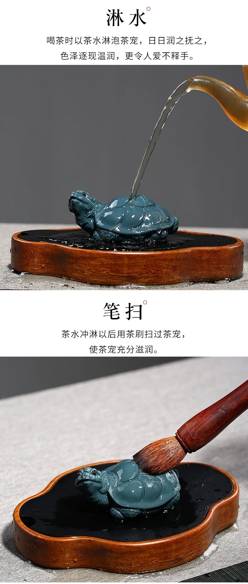 Yixing zisha черепаха для долголетия за чаем, любимая вещь, аксессуары для украшения Прямая с фабрики скульптура ручной работы украшения одной поставки