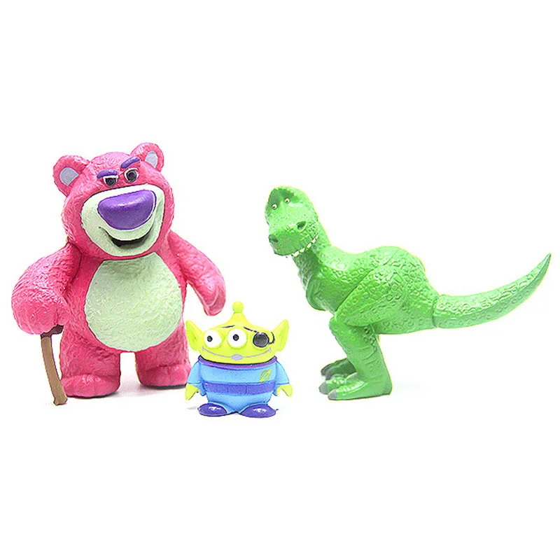 Disney 9 шт./компл. История Игрушек 4 Базз Лайтер Вуди Джесси динозавр бульдог лошадь