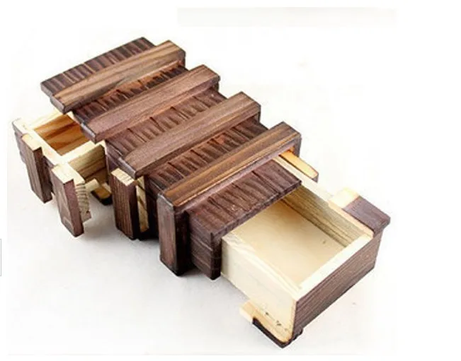 Обучающие игрушки деревянные подарки Cryptex праздничный подарок рождественский