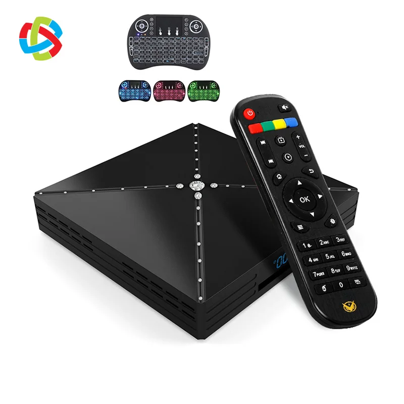 BOX with KEYBOARD I8 IP tv Android tv Box Rockchip rk3399 4GB 64GB B. T4.0 2,4G/5,8G wifi YSE-Sup с клавиатурой IP tv подписка телеприставка - Цвет: BOX with KEYBOARD I8