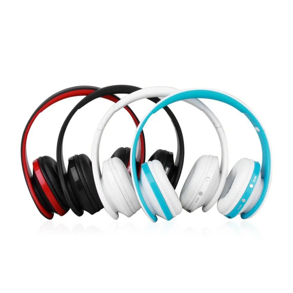 Складные беспроводные наушники стерео Bluetooth гарнитура комбо с микрофоном