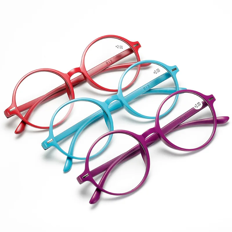 Мужские и женские винтажные очки для чтения VCKA светильник Легкие круглые с