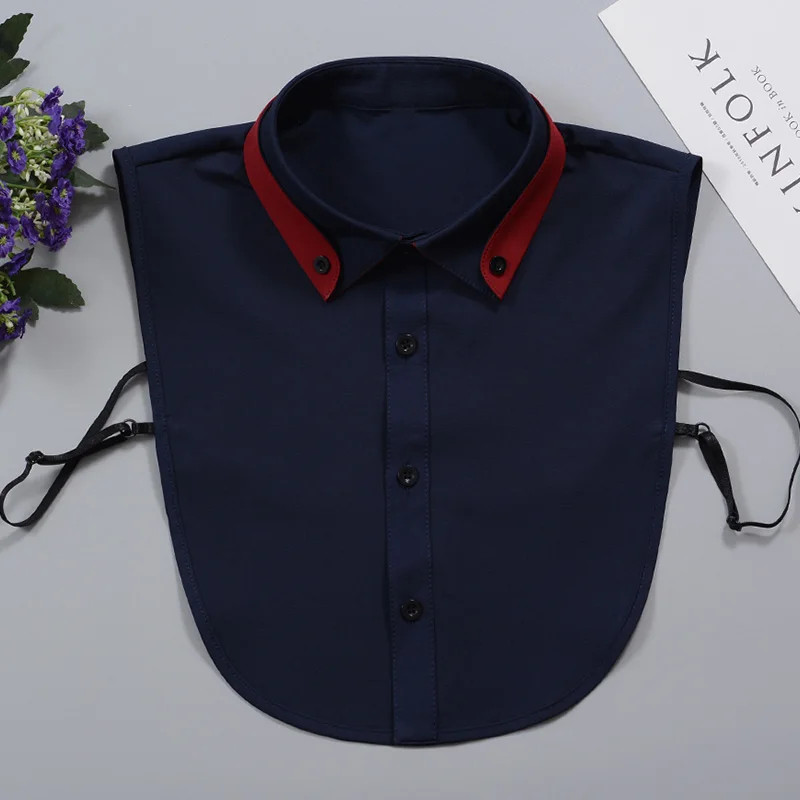 SIZE M Мужская рубашка с фальшивым воротником, новинка, съемный белый мужской воротник с фальшивым воротником, хлопковый мужской воротник с отстегивающимся воротником Nep Kraag - Цвет: SIZE M