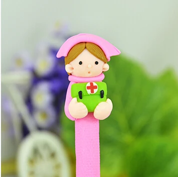 Высококачественная полимерная глина шариковая ручка для медсестры милый