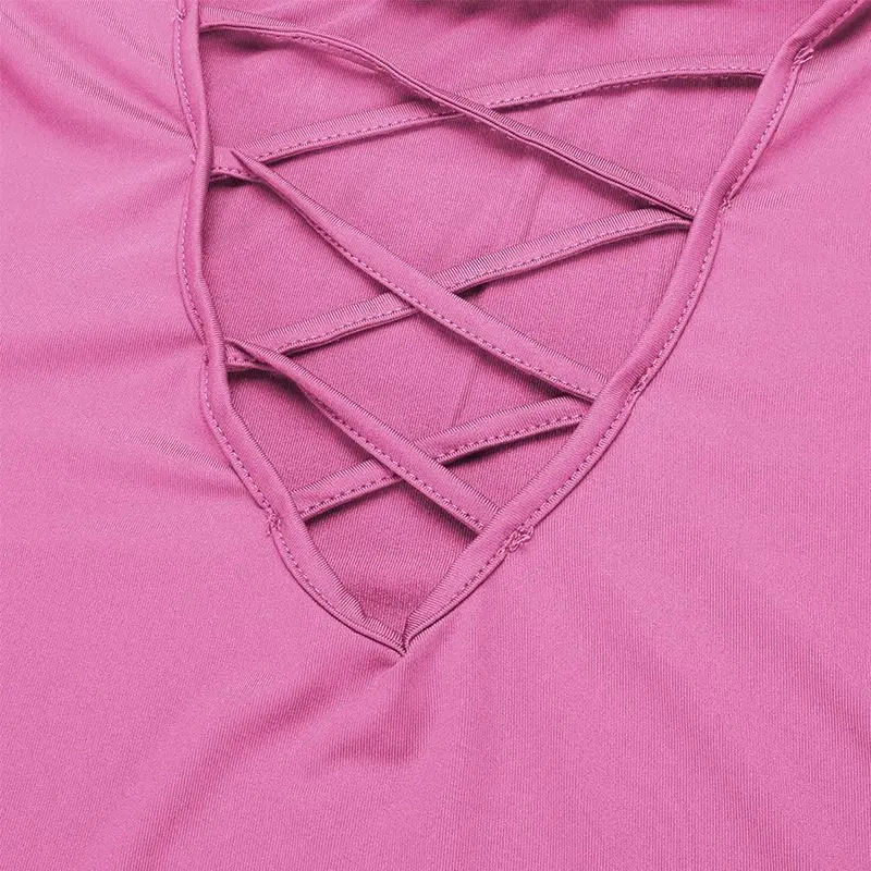 CELMIA Лето Для женщин Blusas Chocker глубокий вырез из блузки короткий рукав рубашки Обычная тонкая Однотонная футболка Oversize Топы S-4XL