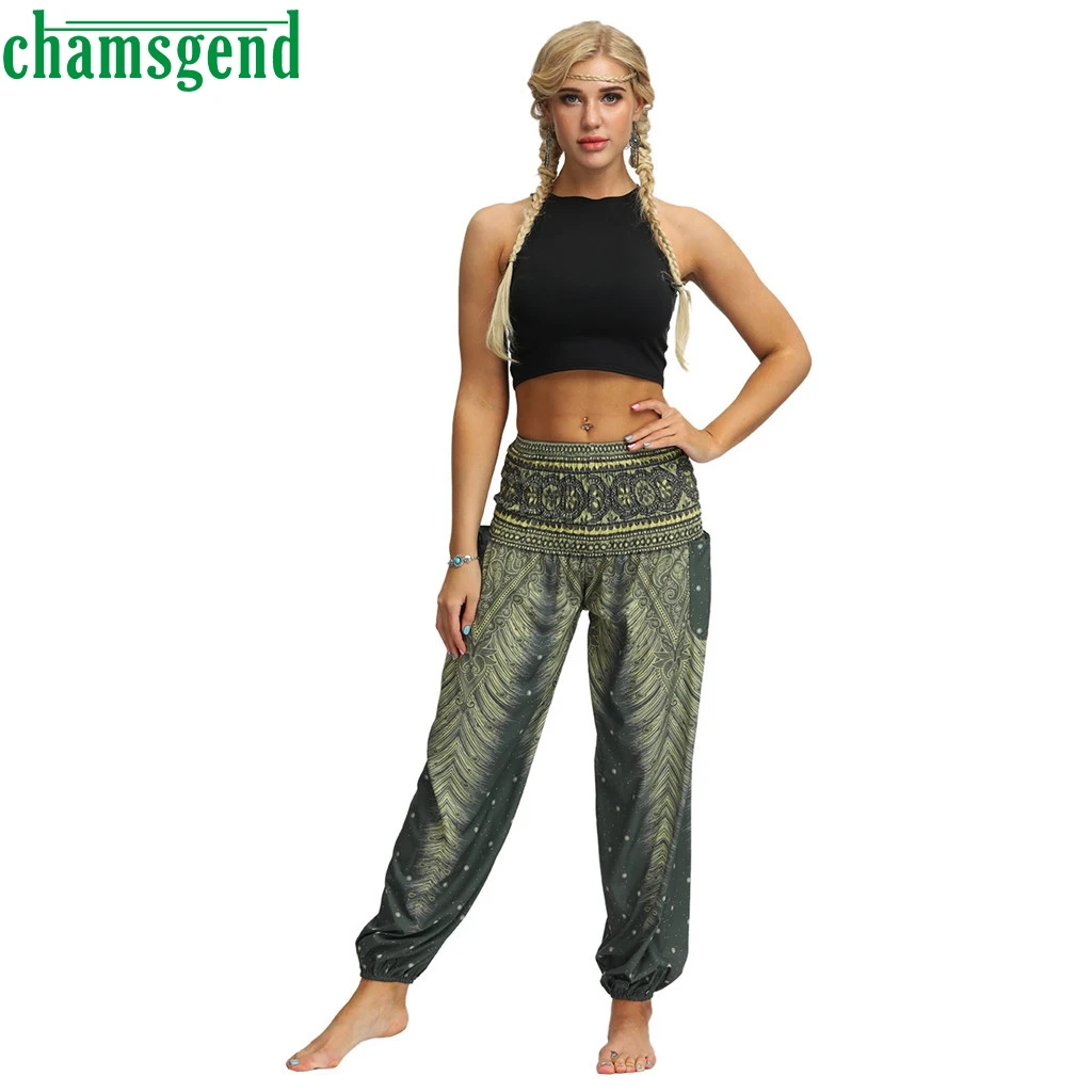 Спортивные брюки CHAMSGEND повседневные свободные спортивные для йоги мешковатые