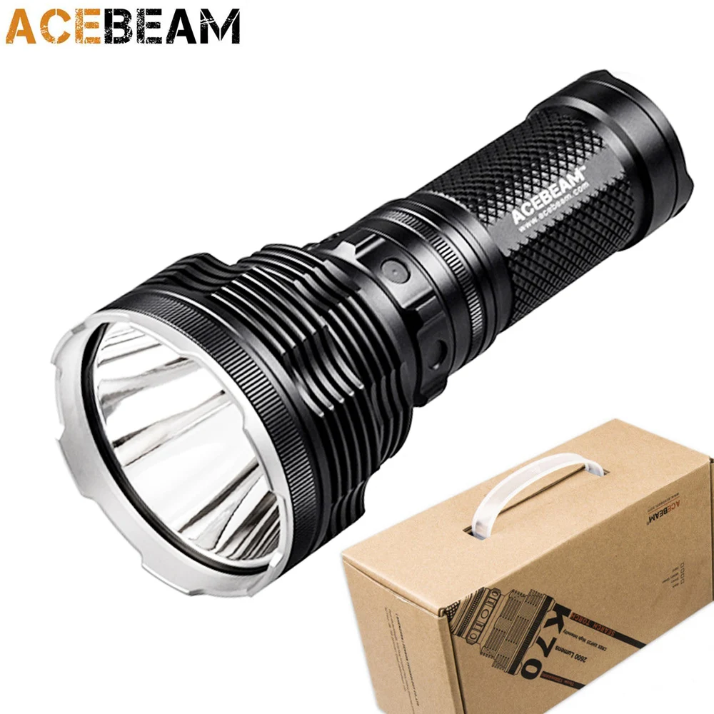 ACEBEAM K70 фонарик CREE XHP35 led Макс 2600 люмен луч расстоянии 1300 метров ручной фонарь