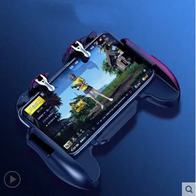 PUBG мобильный игровой курок контроллер стрельбы Pubg Кнопка огня ручка три-в-одном PUBG ручка контроллер зарядки вентилятор охлаждения