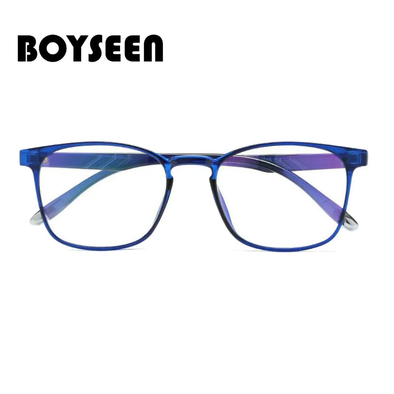 BOYSEEN Новые плоские зеркальные Blu Ray компьютерные очки с защитой от сисветильник