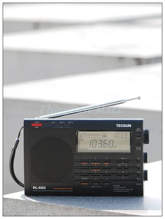 TECSUN PL-660 радио-приемник SSB VHF AIR Band Радио ресивер FM-/MW/SW/LW радио многодиапазонный двойной преобразования TECSUN PL660 Y4133A