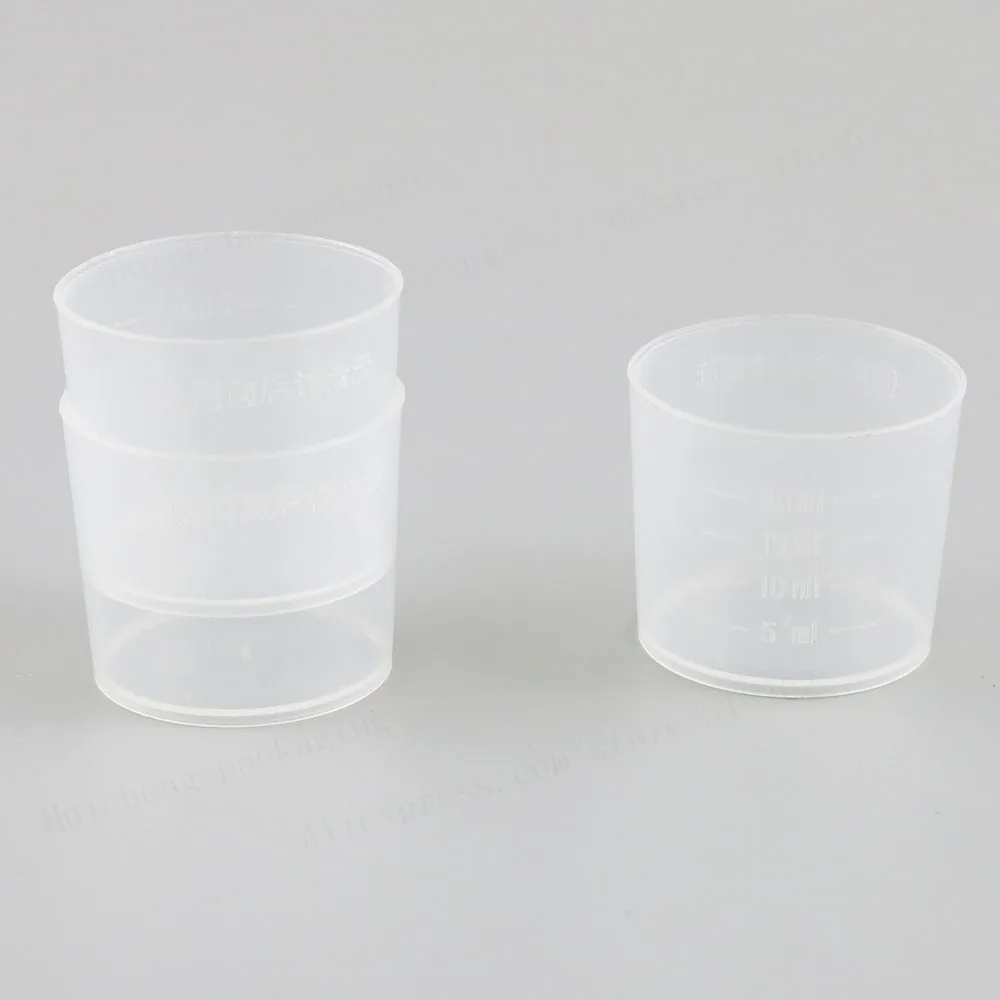 Прозрачная мерная чашка 20 мл 12 шт.|cup plastic|cup cupscups graduated |