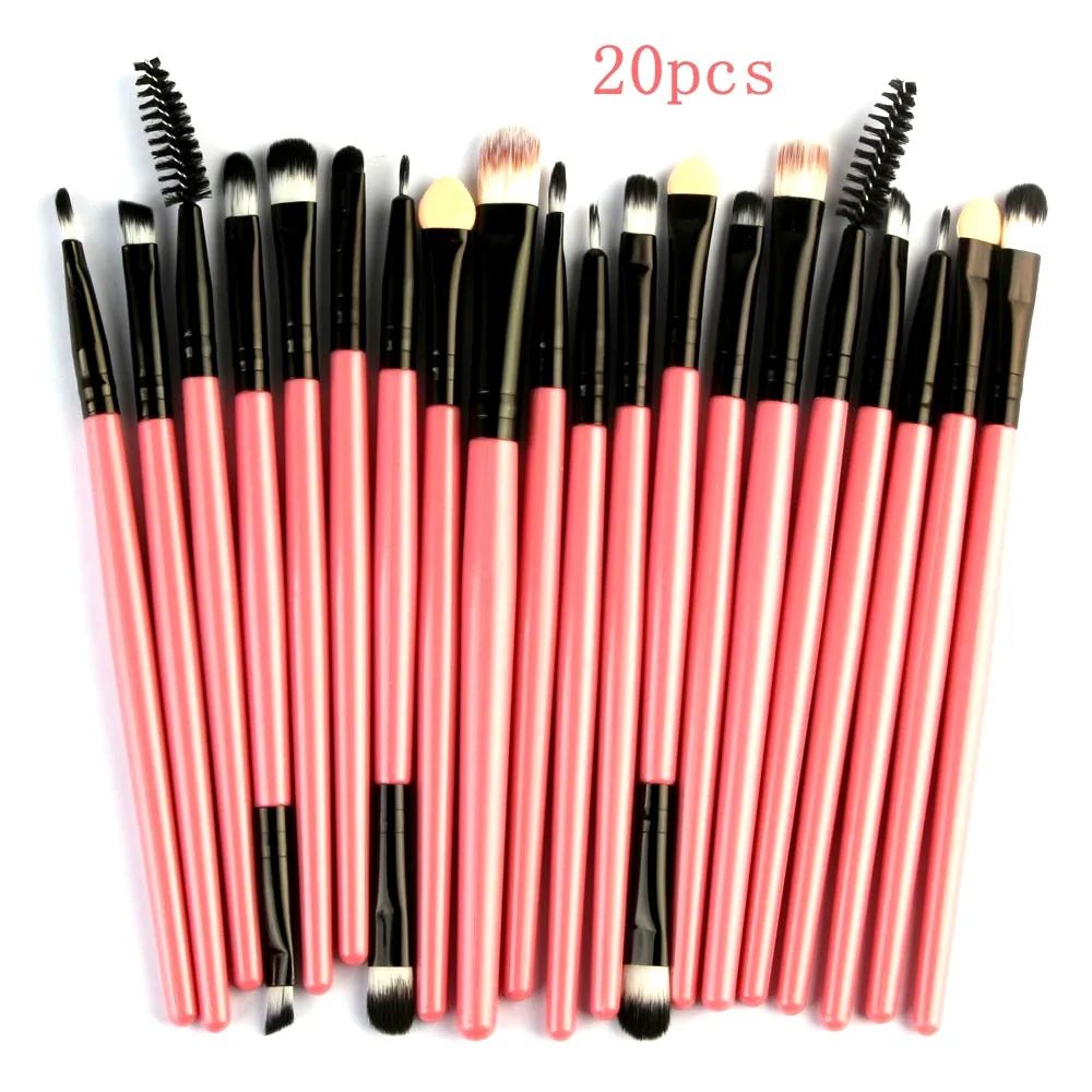 20 шт./компл. набор кистей для макияжа инструментов туалетных принадлежностей из