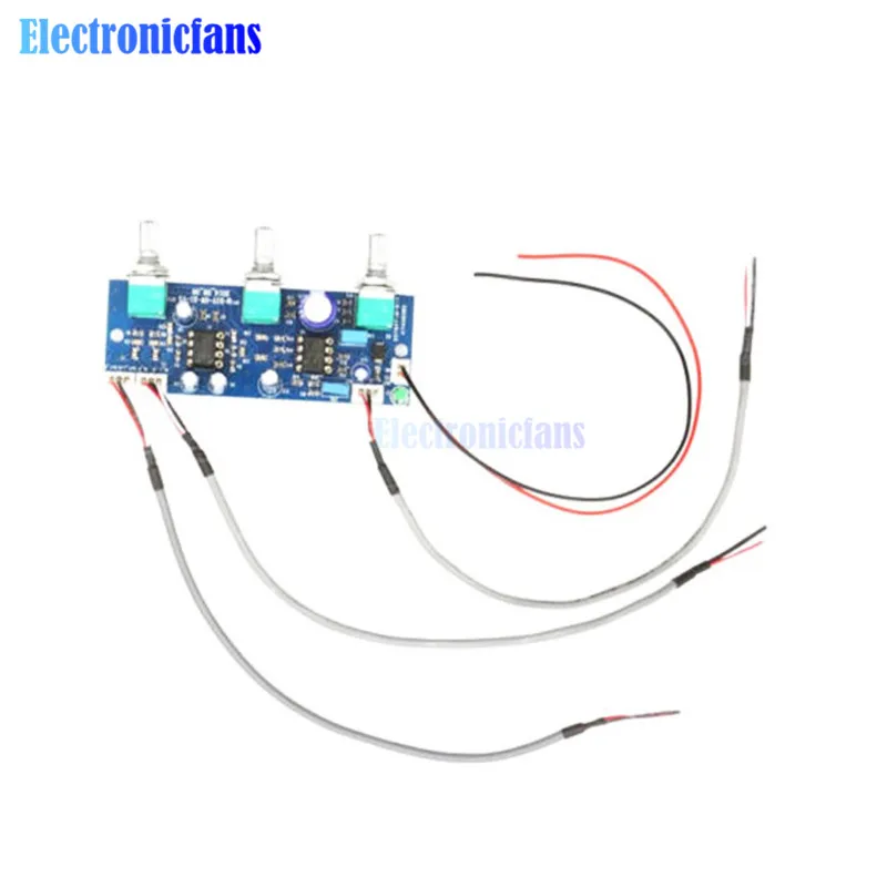 DC 12V 24V 22Hz 300Hz NE5532 Одиночная подача низкочастотная фильтрующая пластина сабвуфер 2