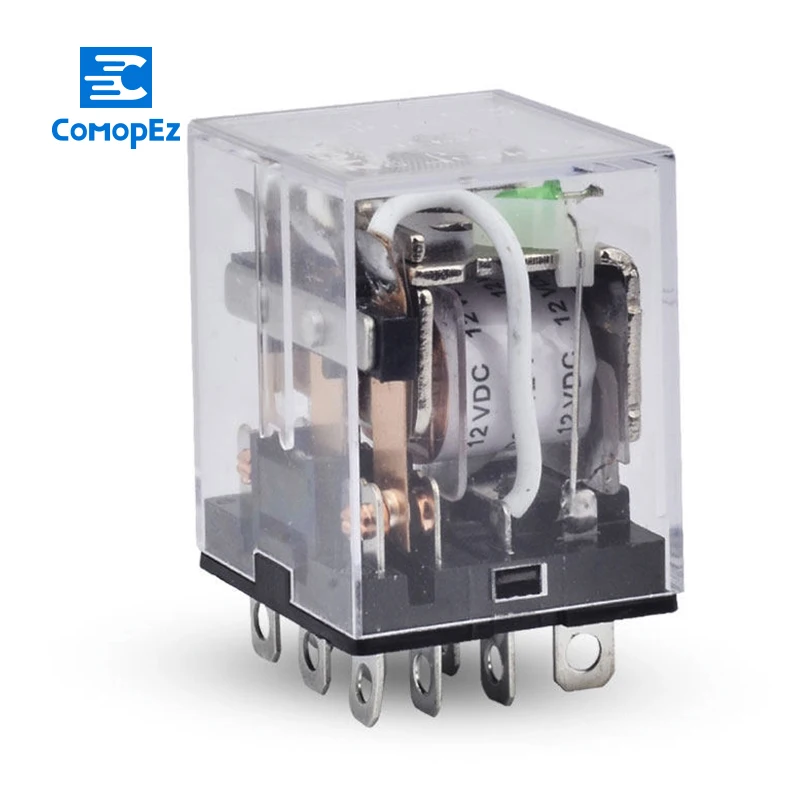 HH63P LY3NJ DC12V DC24V AC220V вольт реле AC/DC серебряный контакт Dpdt Электрический Rele|Реле| |