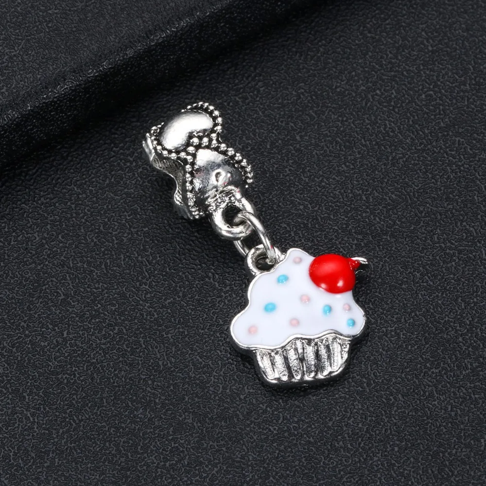 Европейский DIY шарик fit Pandora браслет или ожерелье с шармами брелок для женщин ювелирные изделия бесконечный мальчик девочка кофейный Шарм