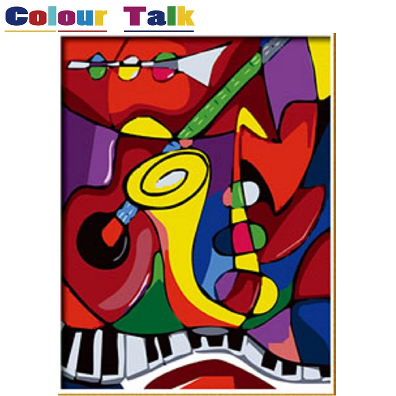 Картина каллиграфическая живопись по номерам DIY картины постеры для гостиной