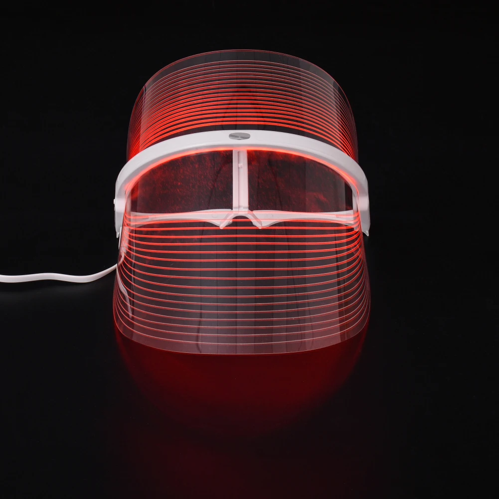 Светодиодная фотонная световая фотодинамическая маска для омоложения кожи лица