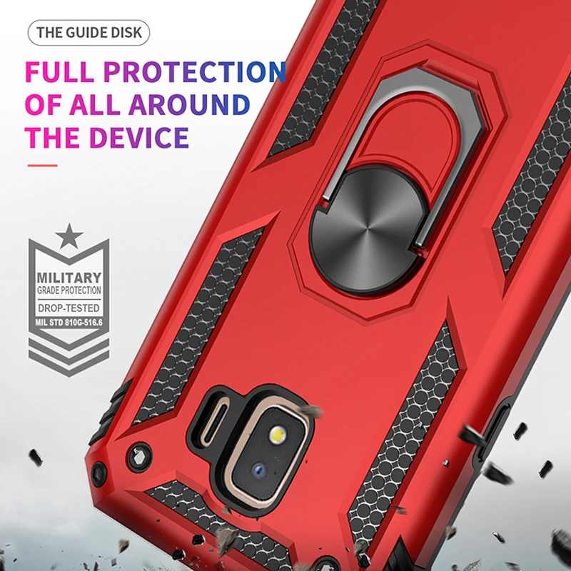 Роскошный Автомобильный кронштейн для Samsung Galaxy J2 Core ударопрочный армированный