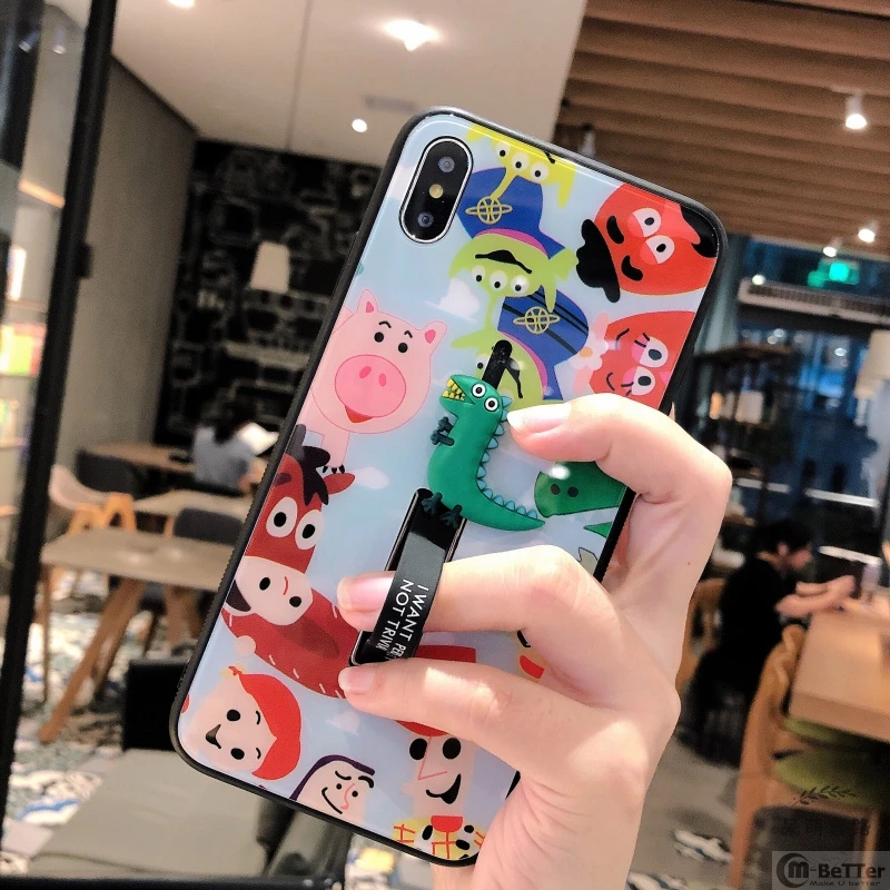 Для iPhone 7/8 plus чехол для телефона с мультяшными монстрами оболочка X/XS Max XR милая