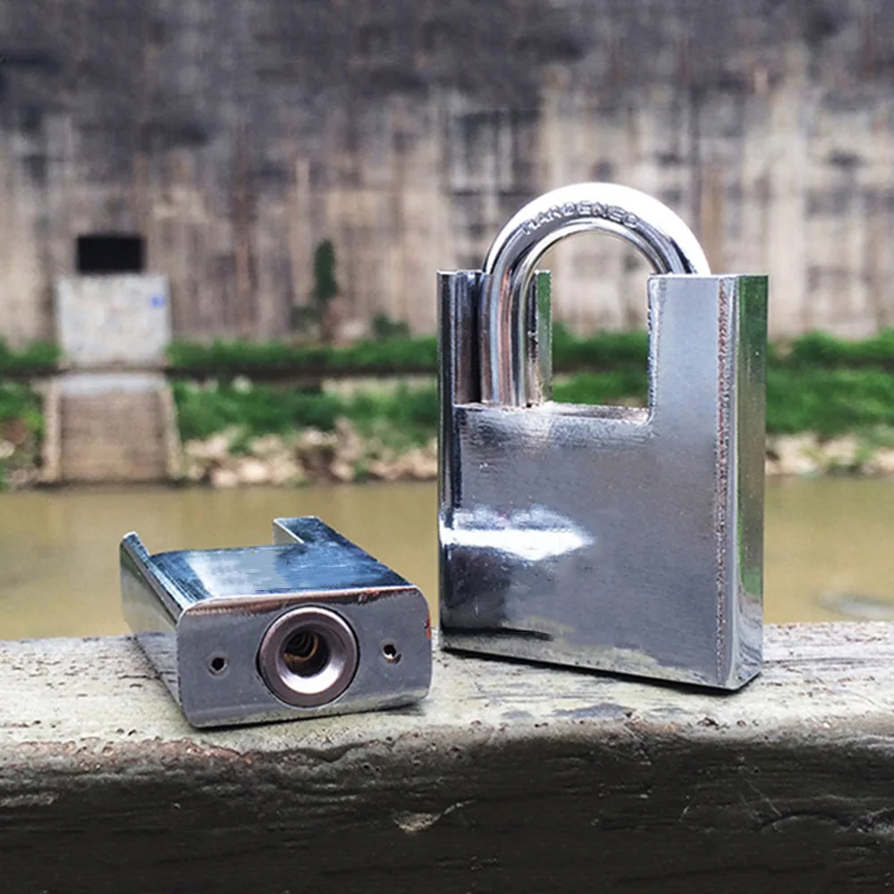 Висячий замок с ключами 3 клавишами Двойной Болт блокировка Противоугонная