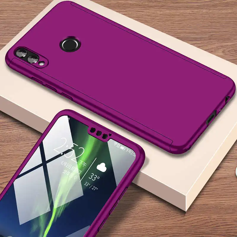 Фиолетовый 360 Shockproot полный Чехол для Xiaomi Redmi 5 Plus 7 6A 5A K20 Pro 4X S2 чехол для телефона для Redmi Note 5 6 7 Pro Чехол S2 Coque - Цвет: Фиолетовый