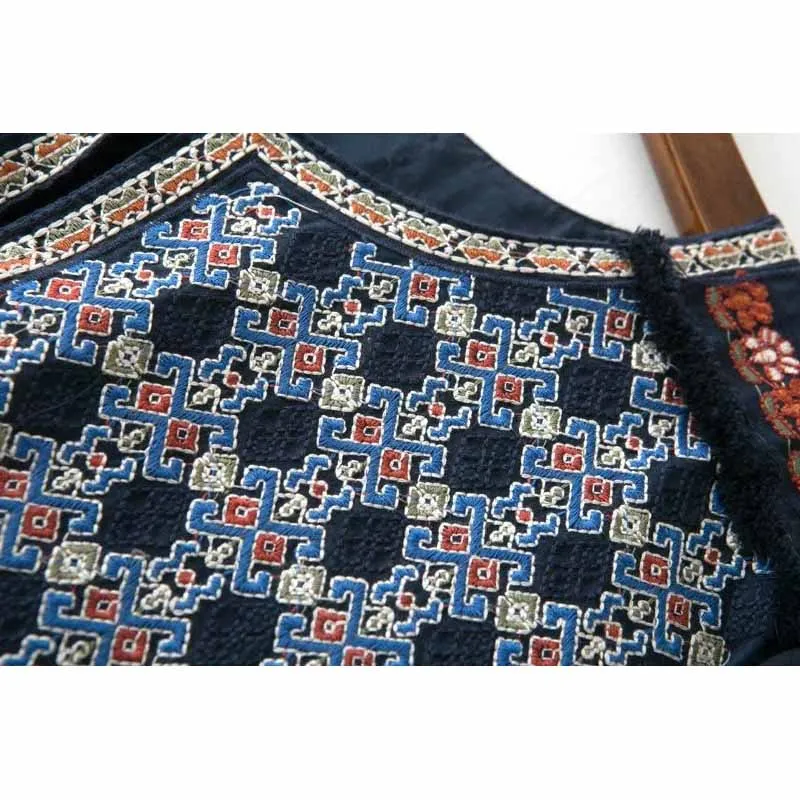 Женская куртка с бахромой и вышивкой юбка блестящее пальто модель BS143 2019|jacket